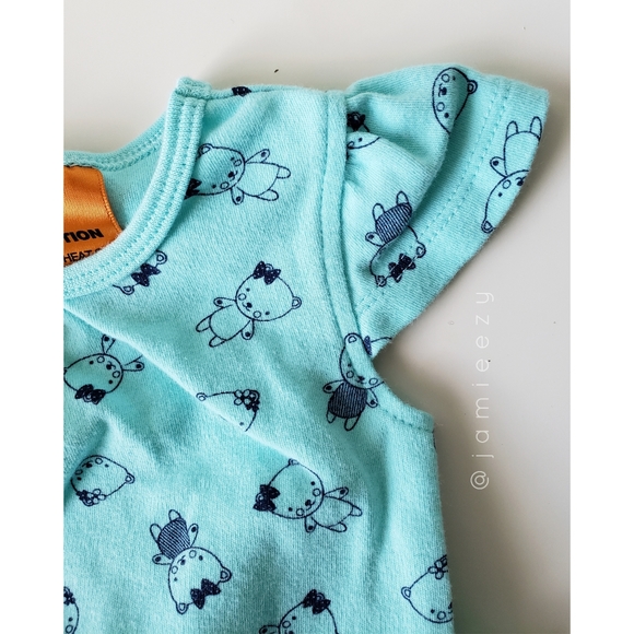Tiny Little Wonders | Cap Sleeve Shorts Onesie - Picture 3 of 6